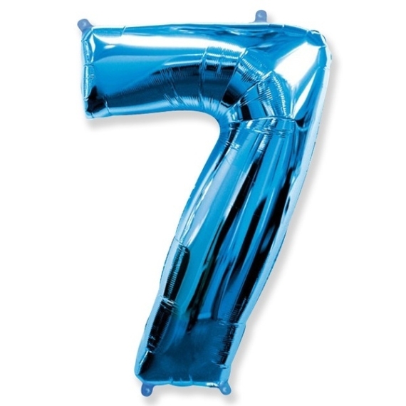 Цифра "7" Синяя (102см)